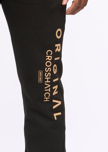 Crosshatch Black Jamals Joggers