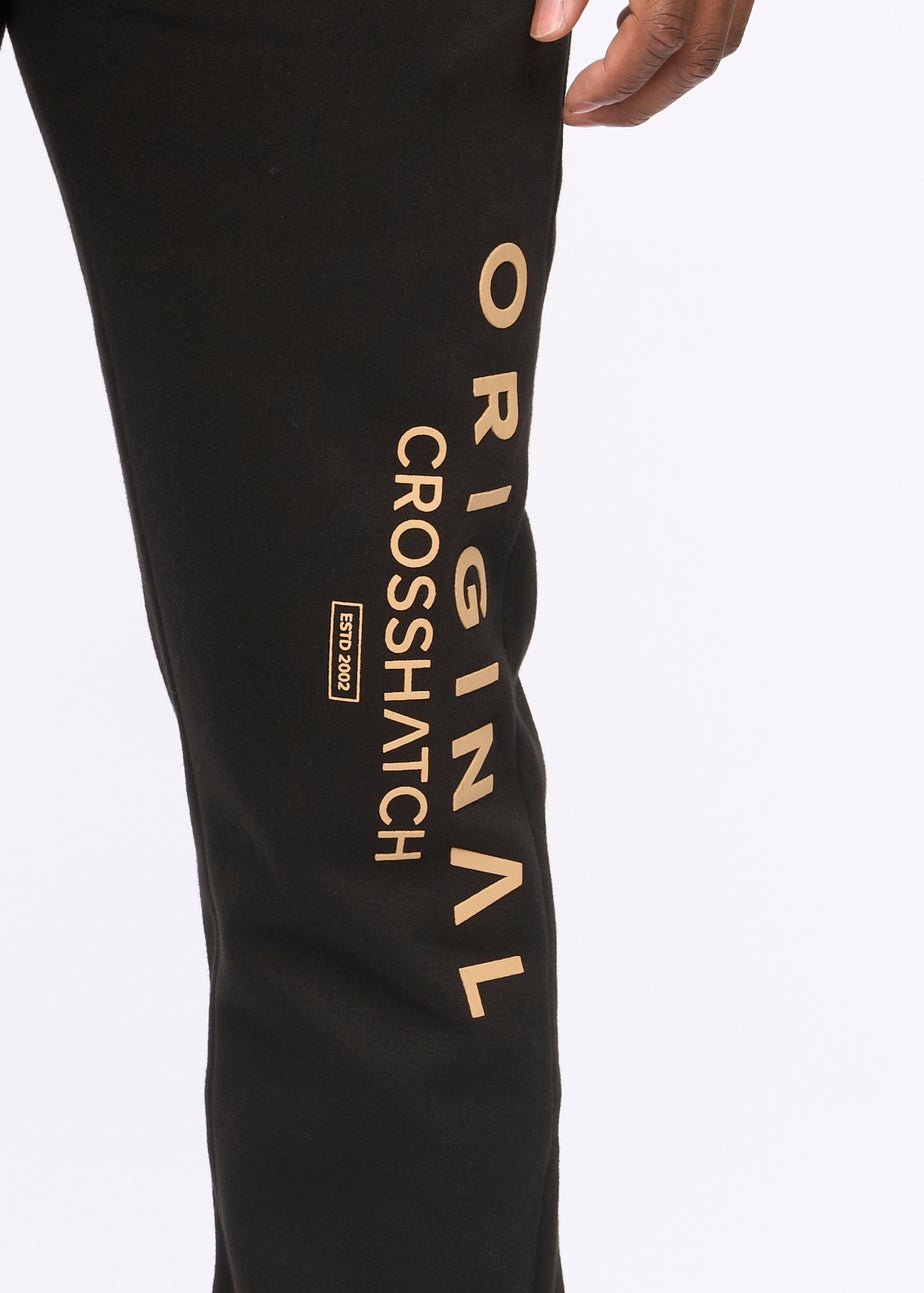 Crosshatch Black Jamals Joggers