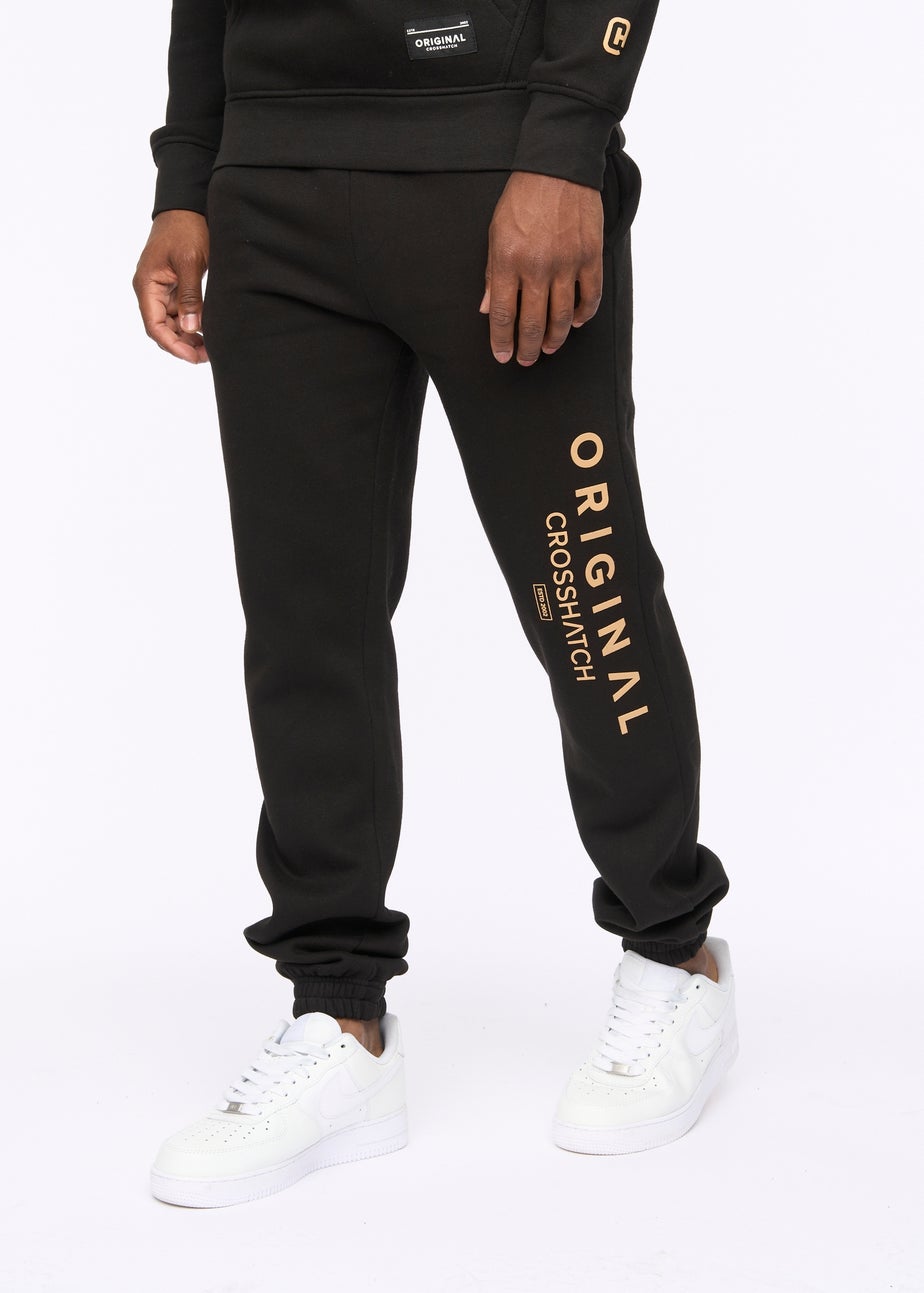 Crosshatch Black Jamals Joggers