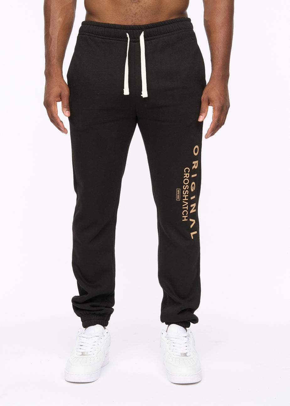 Crosshatch Black Jamals Joggers