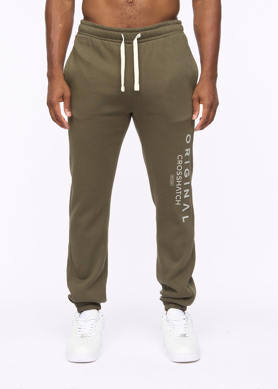 Crosshatch Dark Olive Jamals Joggers