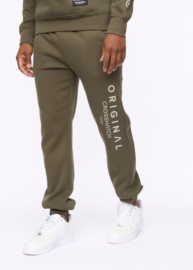 Crosshatch Dark Olive Jamals Joggers