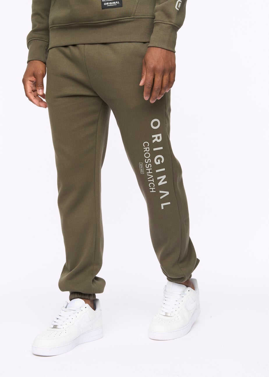 Crosshatch Dark Olive Jamals Joggers