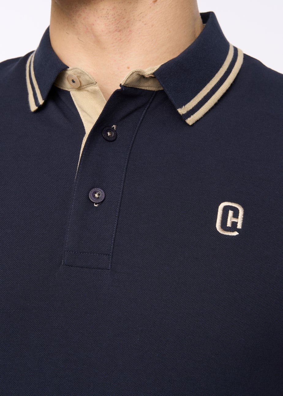 Crosshatch Navy Mackerby Polo