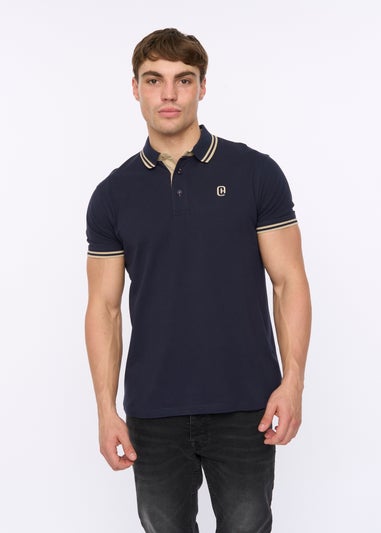 Crosshatch Navy Mackerby Polo