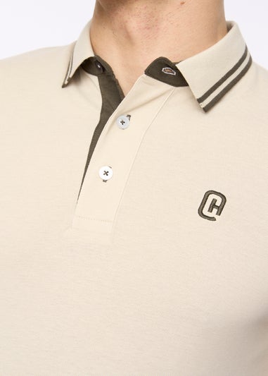 Crosshatch Off White Mackerby Polo