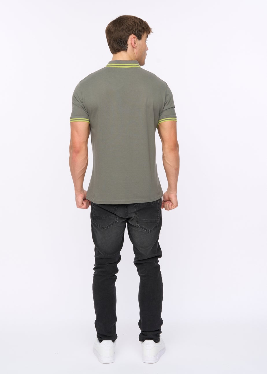 Crosshatch Olive Mackerby Polo