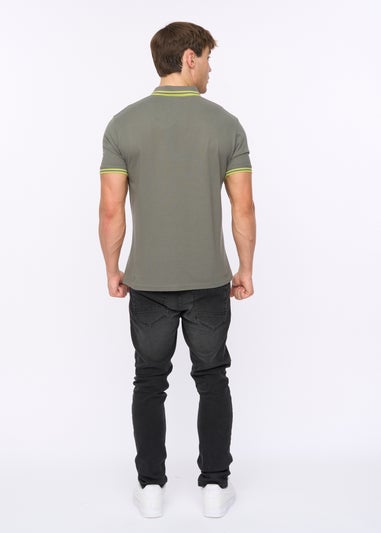 Crosshatch Olive Mackerby Polo