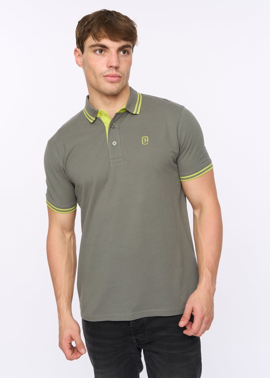 Crosshatch Olive Mackerby Polo