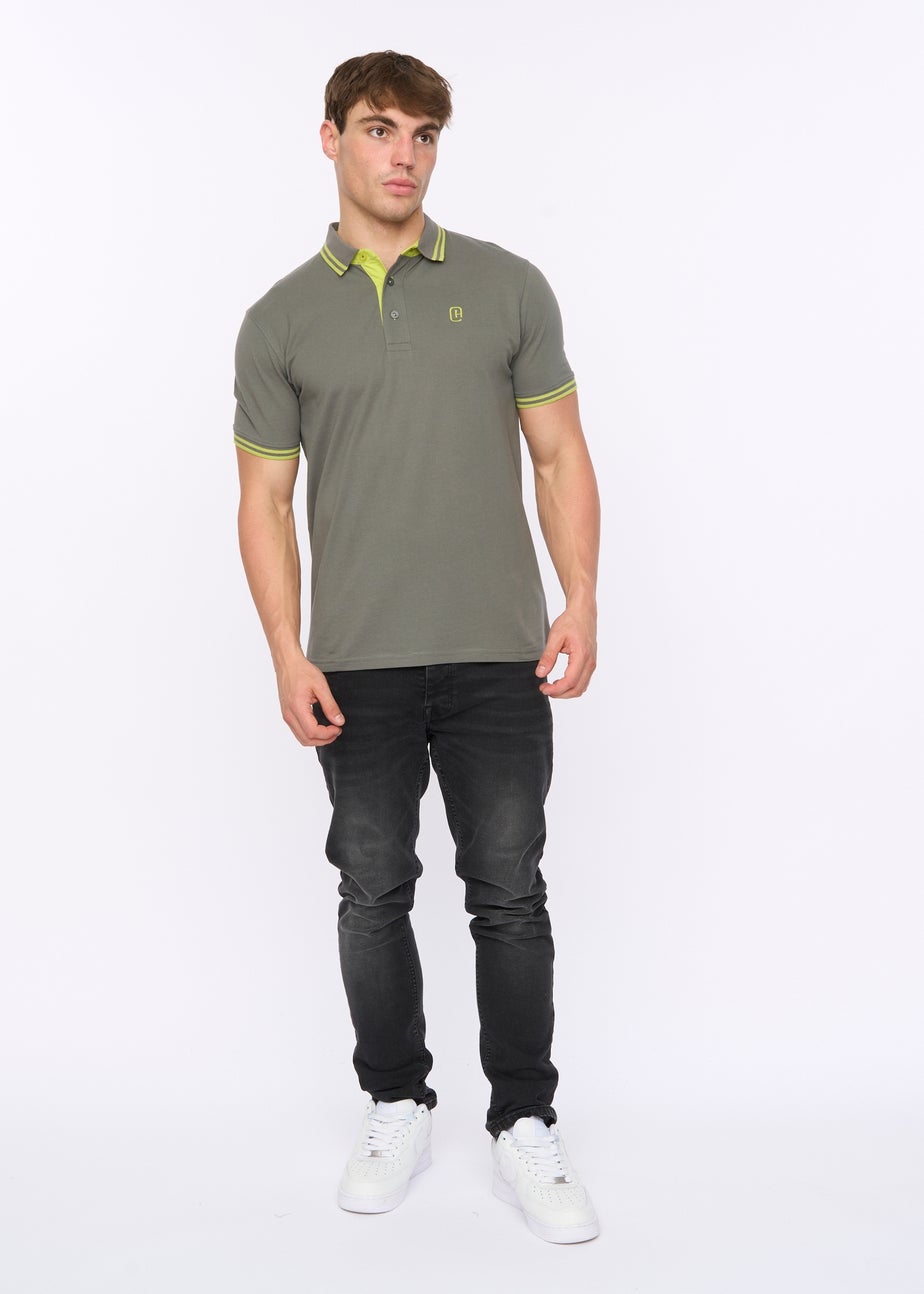 Crosshatch Olive Mackerby Polo