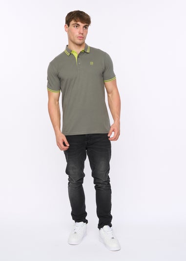 Crosshatch Olive Mackerby Polo