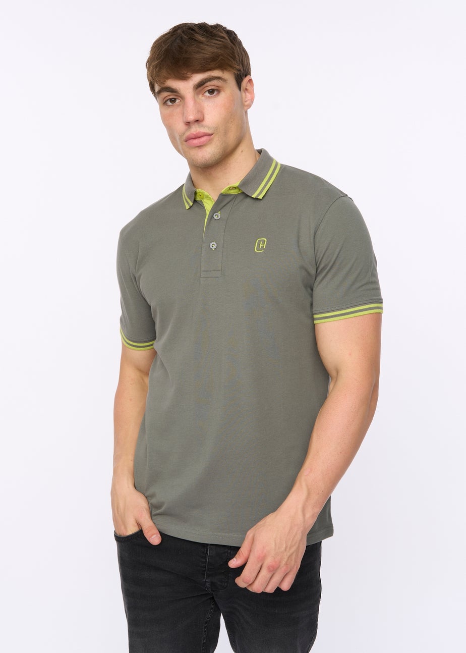 Crosshatch Olive Mackerby Polo