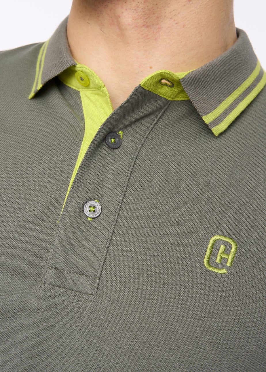 Crosshatch Olive Mackerby Polo