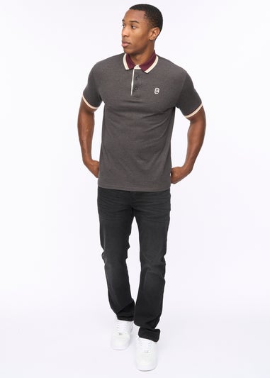Crosshatch Black Chimlacks Polo