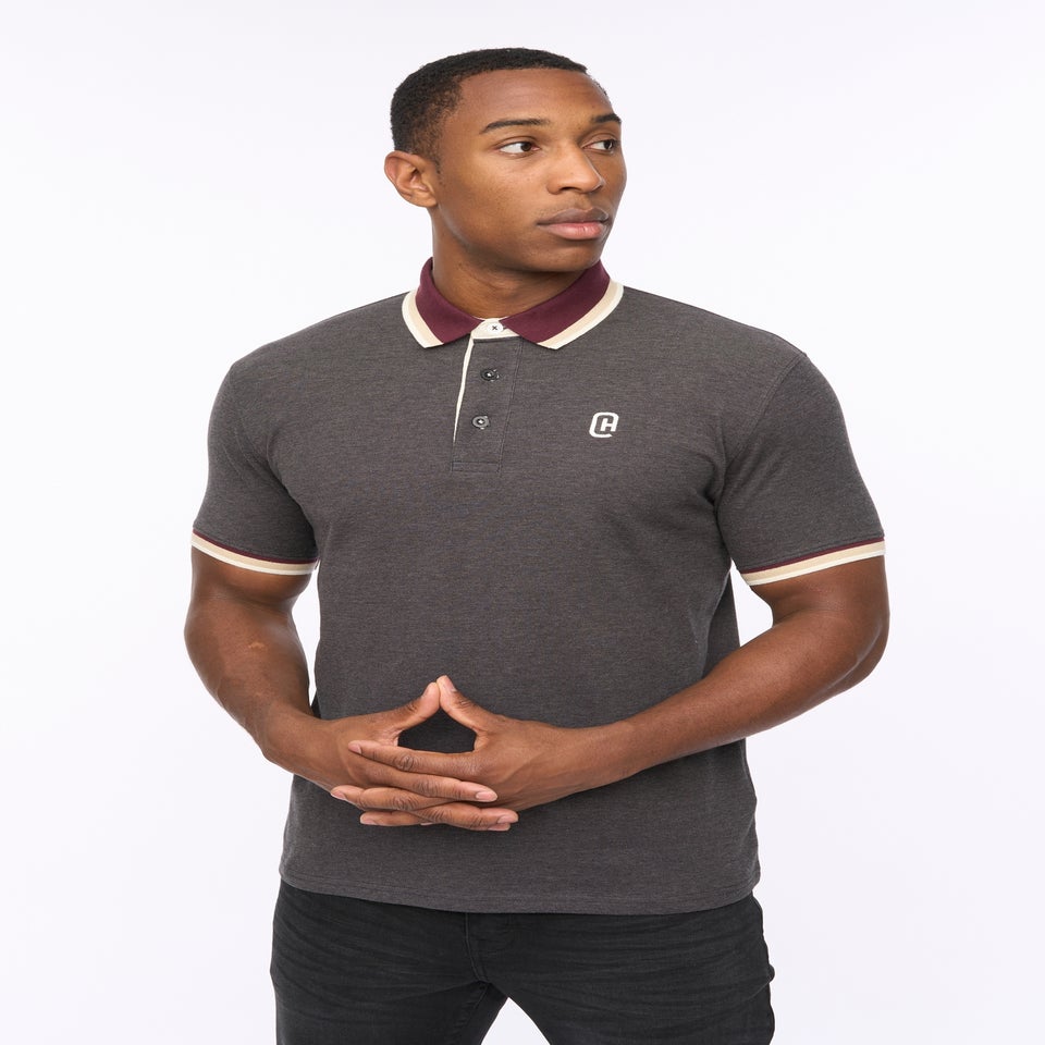 Crosshatch Black Chimlacks Polo