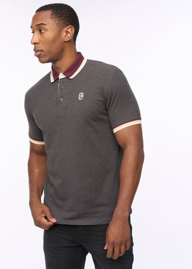 Crosshatch Black Chimlacks Polo