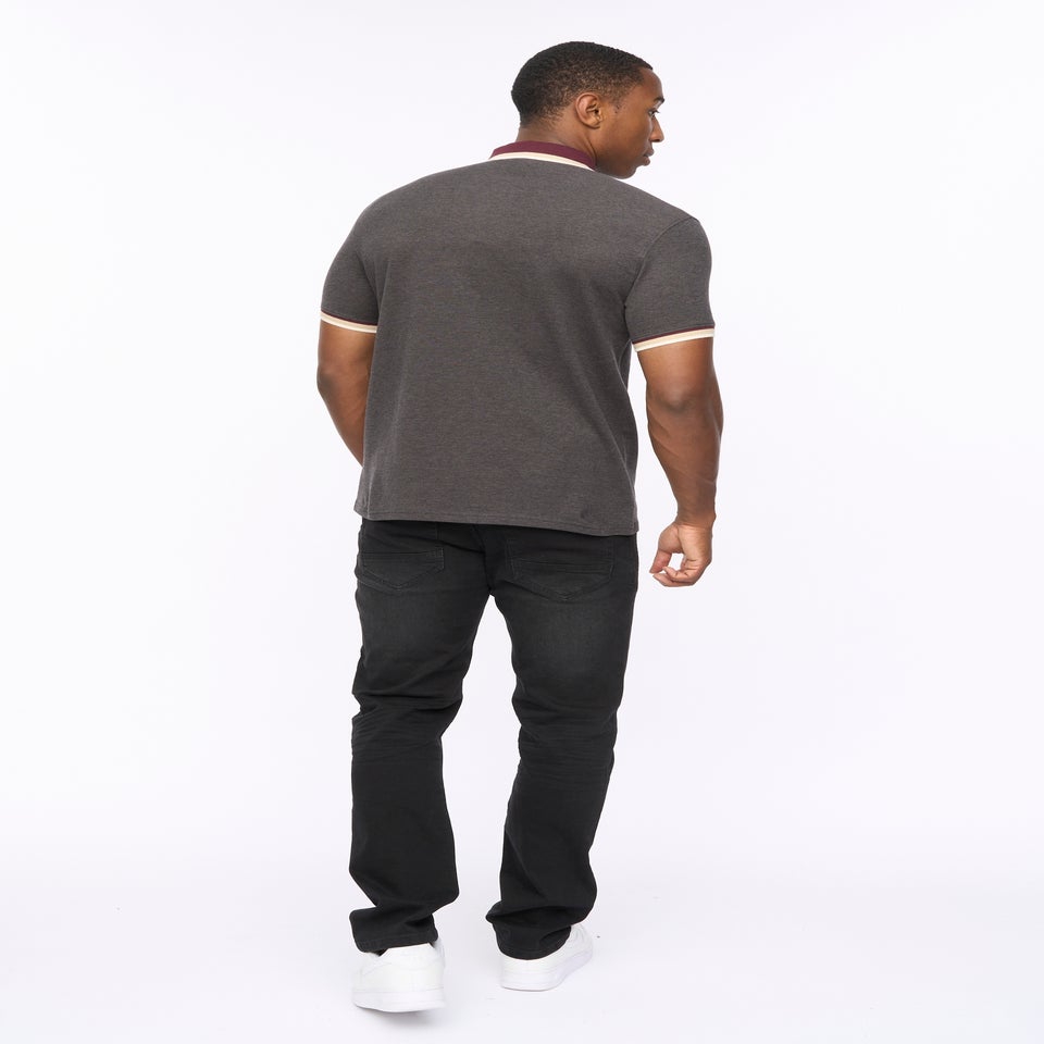 Crosshatch Black Chimlacks Polo