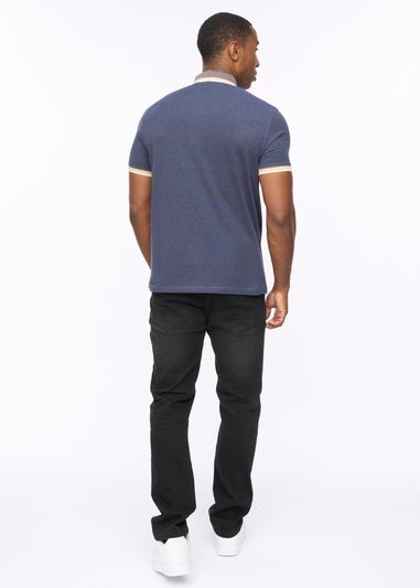 Crosshatch Denim Blue Chimlacks Polo