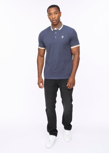 Crosshatch Denim Blue Chimlacks Polo