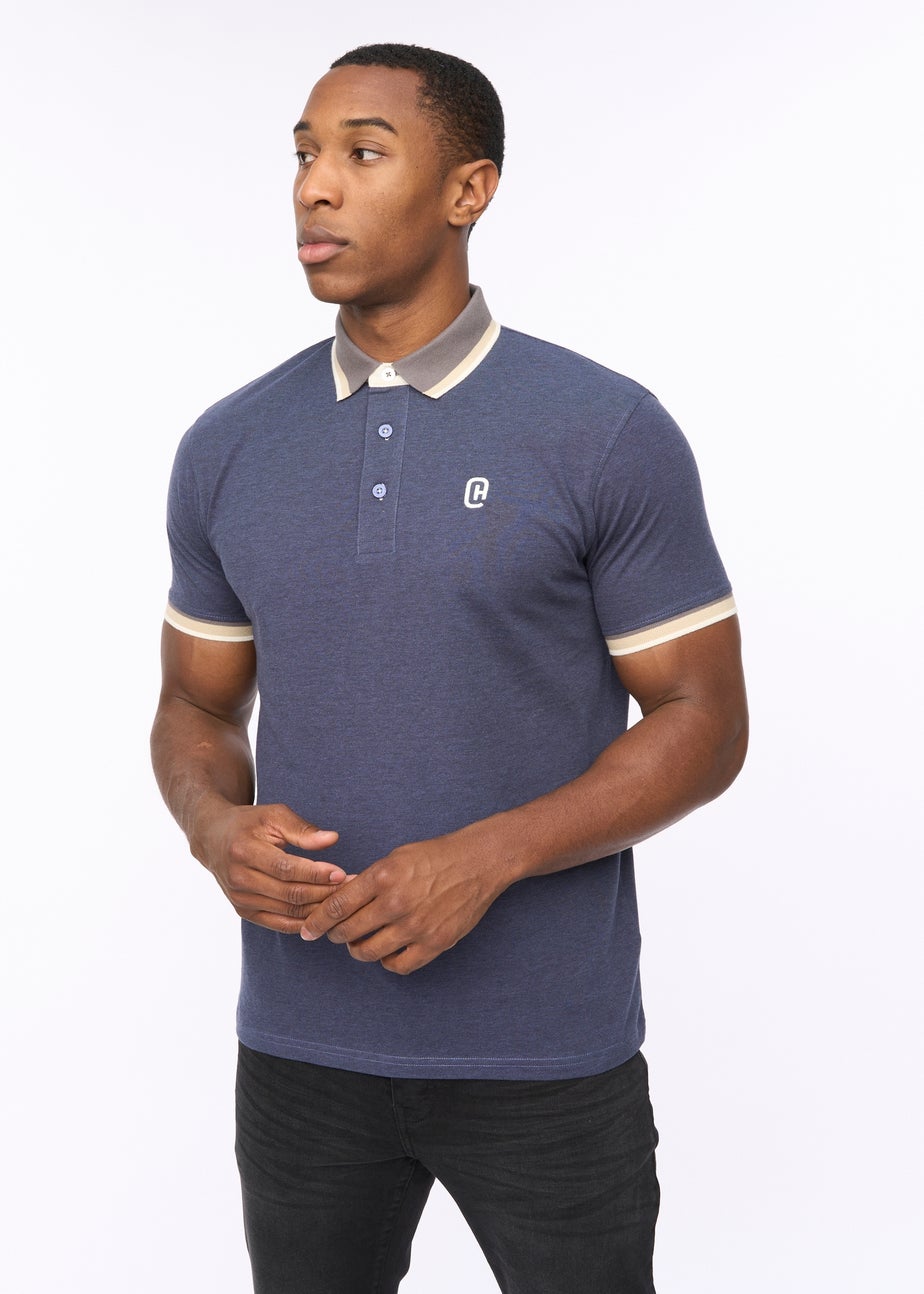 Crosshatch Denim Blue Chimlacks Polo