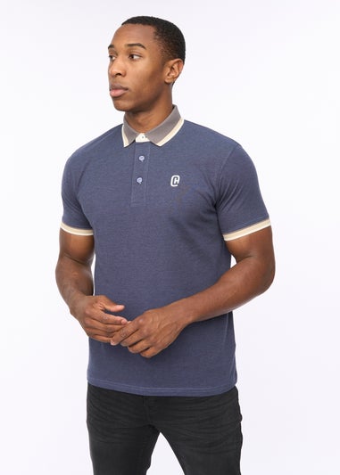 Crosshatch Denim Blue Chimlacks Polo
