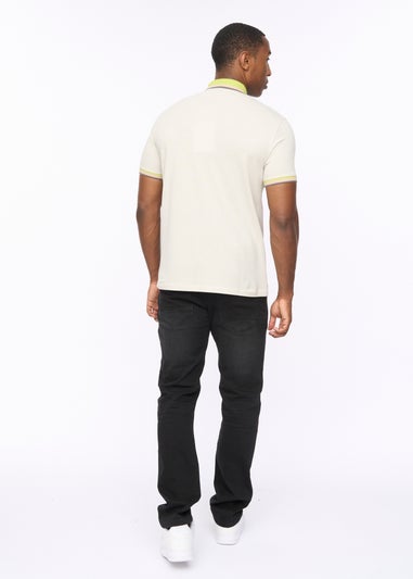 Crosshatch White Chimlacks Polo