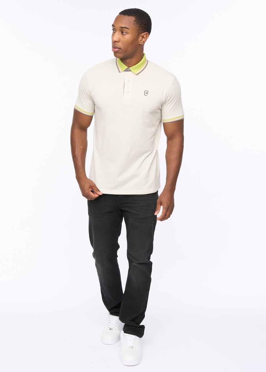Crosshatch White Chimlacks Polo