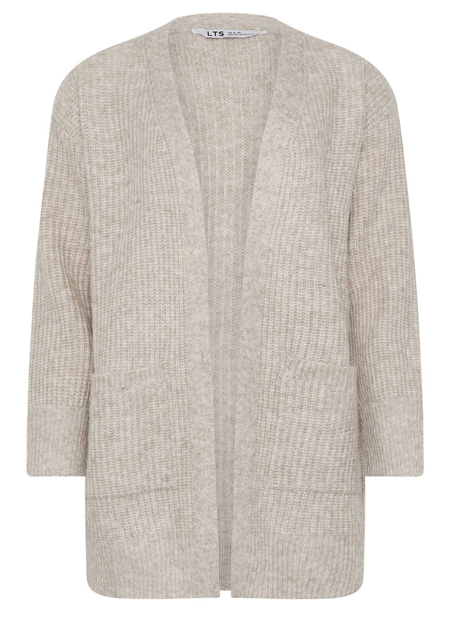 Long Tall Sally Light Grey Knitted Midi Cardigan