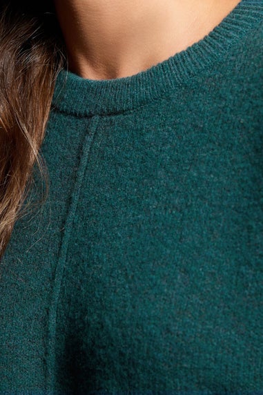 Long Tall Sally Dark Green Seam Front Jumper