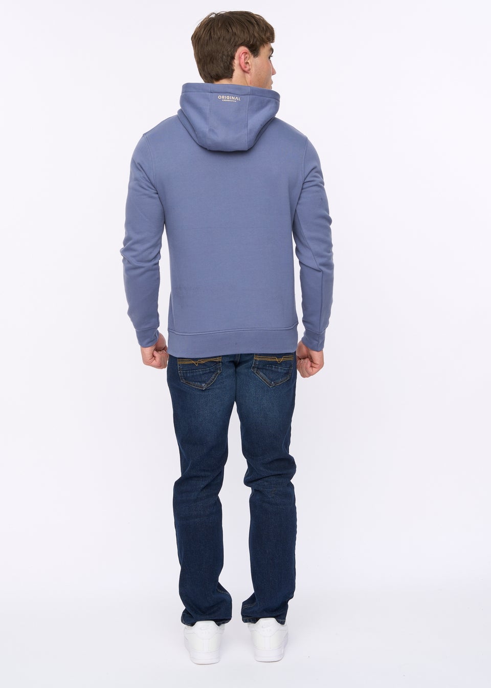 Crosshatch Denim Blue Jamolat Hoodie