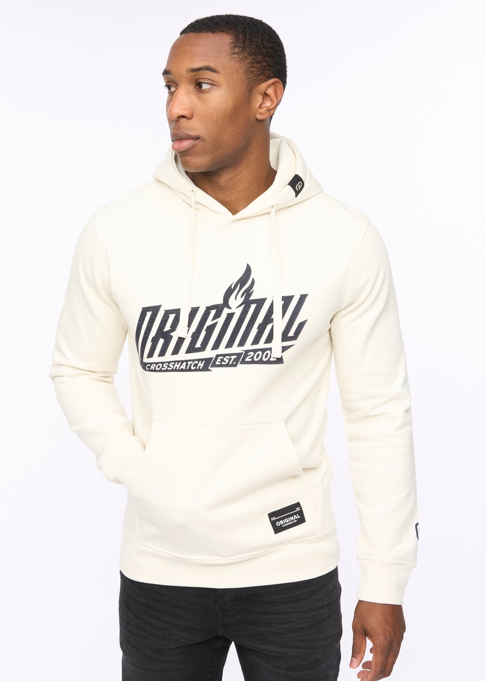 Crosshatch Light Stone Jampstead Hoodie