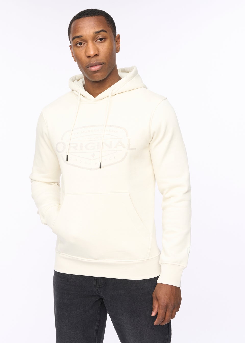 Crosshatch Off White Traptons Hoodie