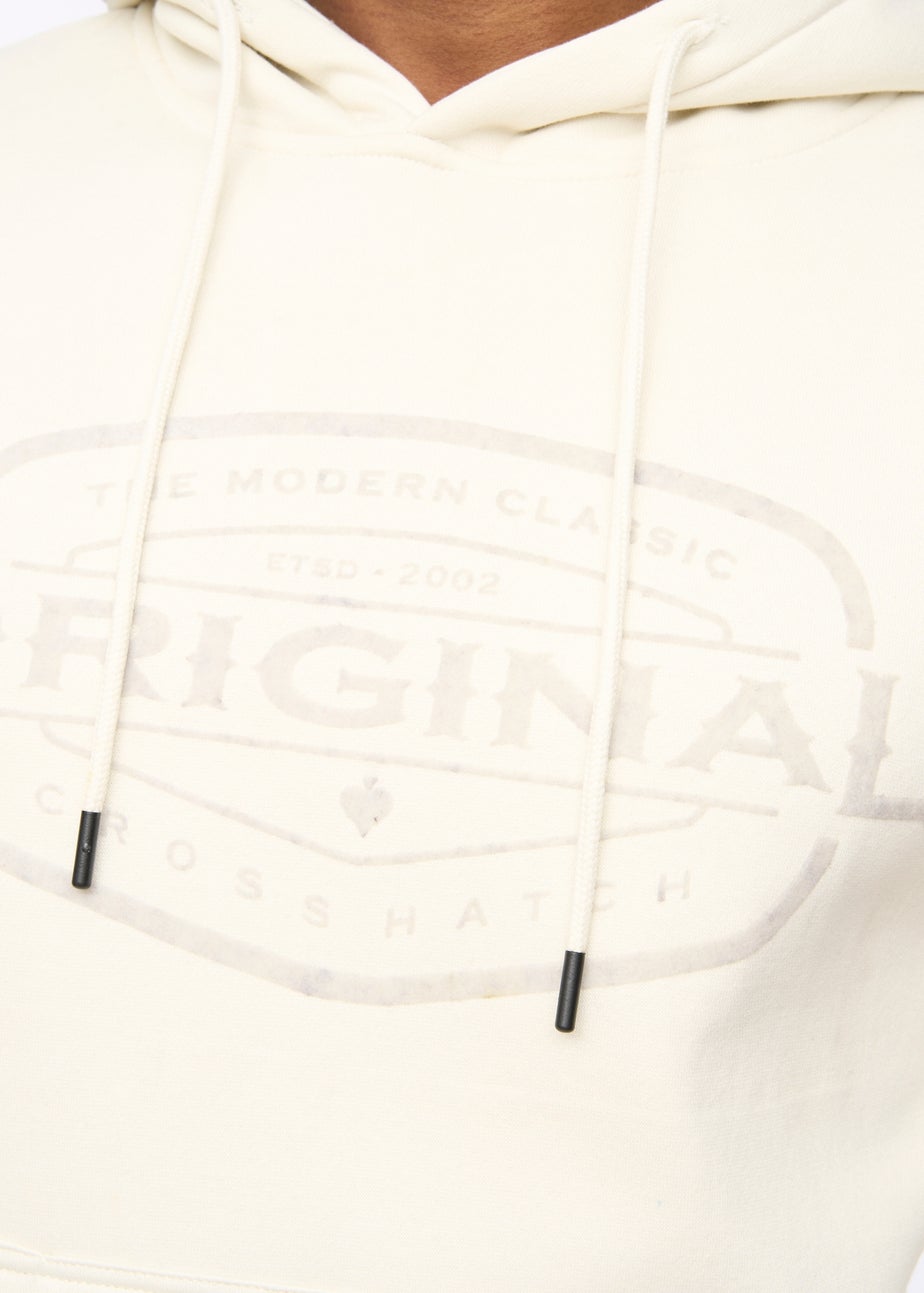 Crosshatch Off White Traptons Hoodie