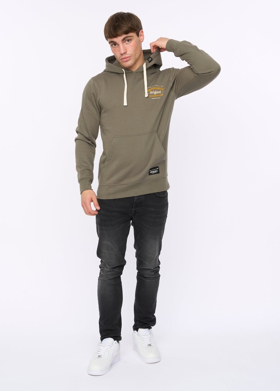 Crosshatch Olive Motocross Hoodie