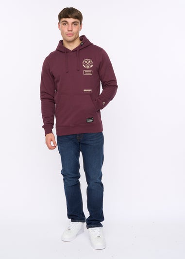 Crosshatch Wine Moules Hoodie