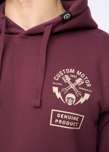 Crosshatch Wine Moules Hoodie