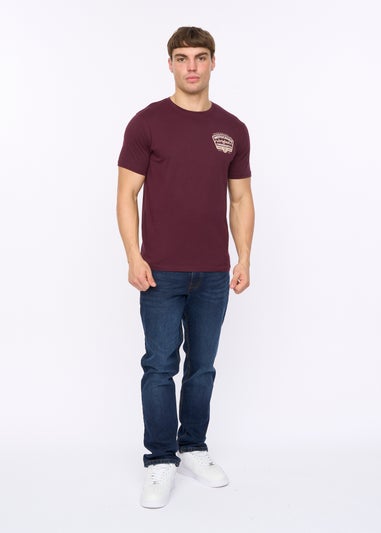 Crosshatch Raisin Motocross T-Shirt