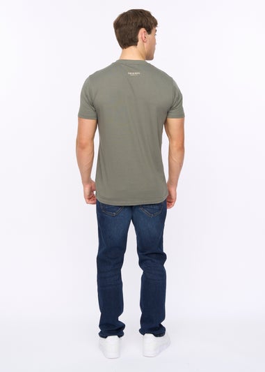 Crosshatch Olive Moules T-Shirt