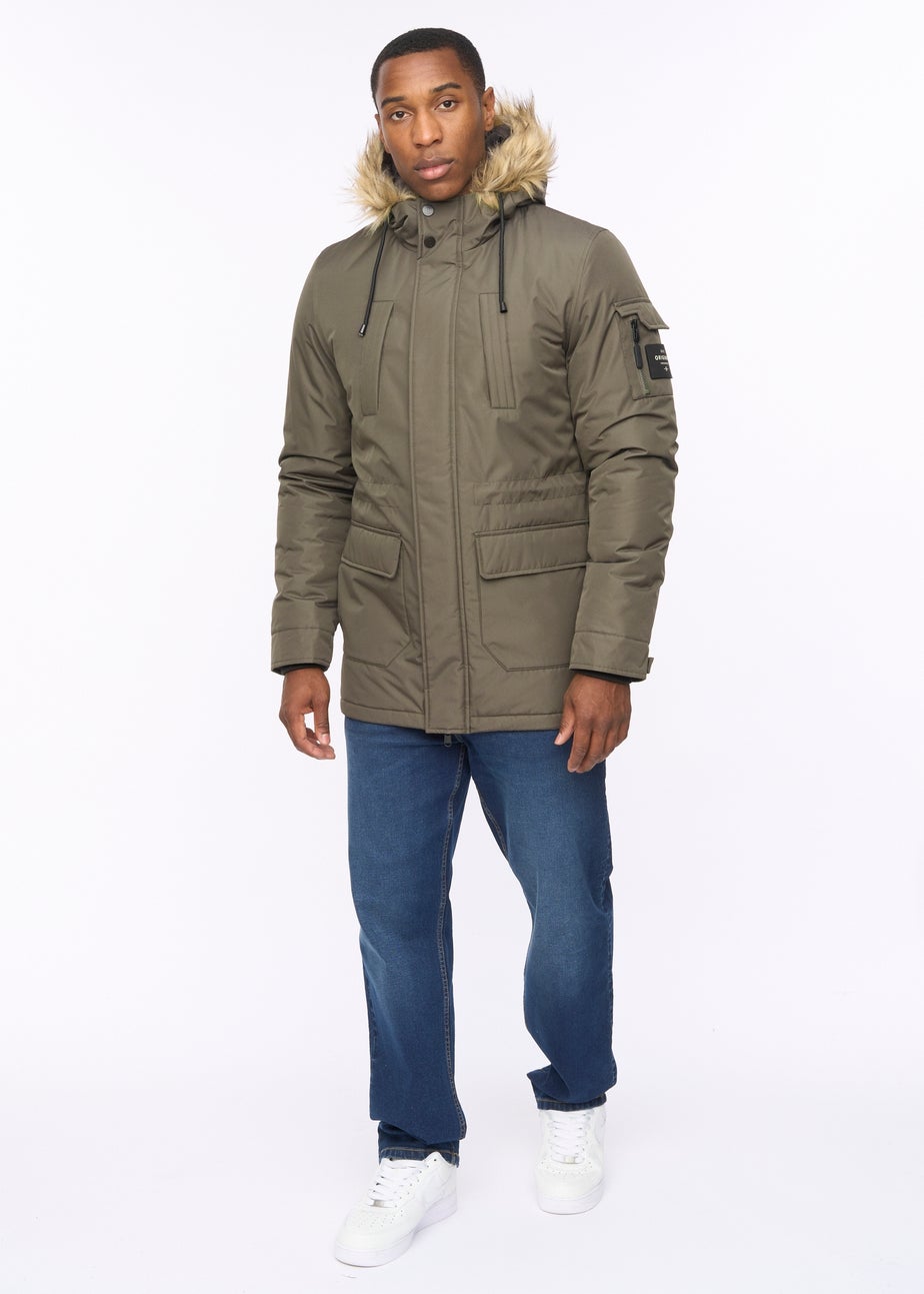 Crosshatch Olive Plentons Jacket