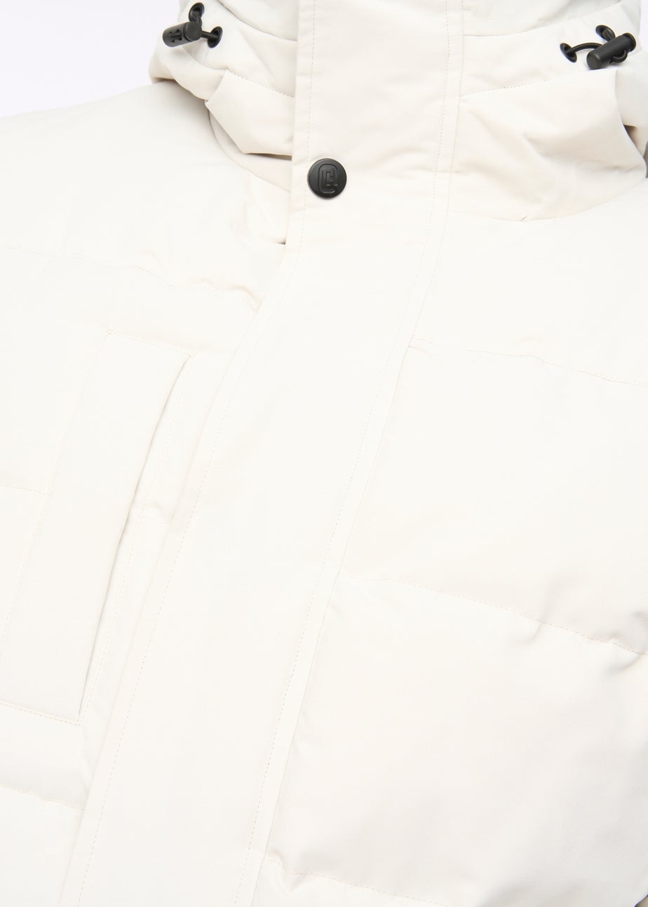 Crosshatch Putty Milwaka Long Jacket