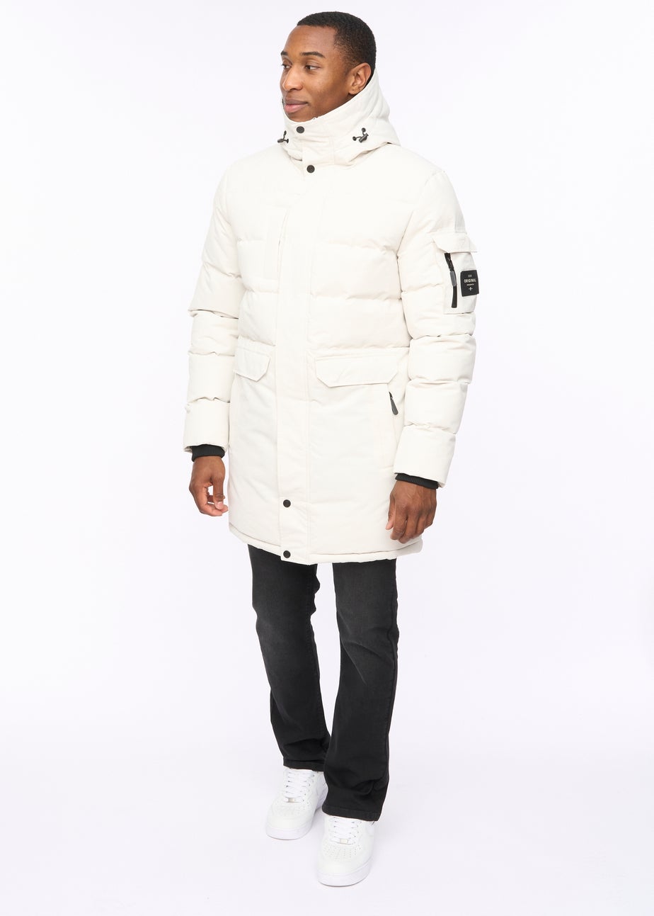 Crosshatch Putty Milwaka Long Jacket