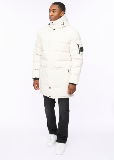 Crosshatch Putty Milwaka Long Jacket