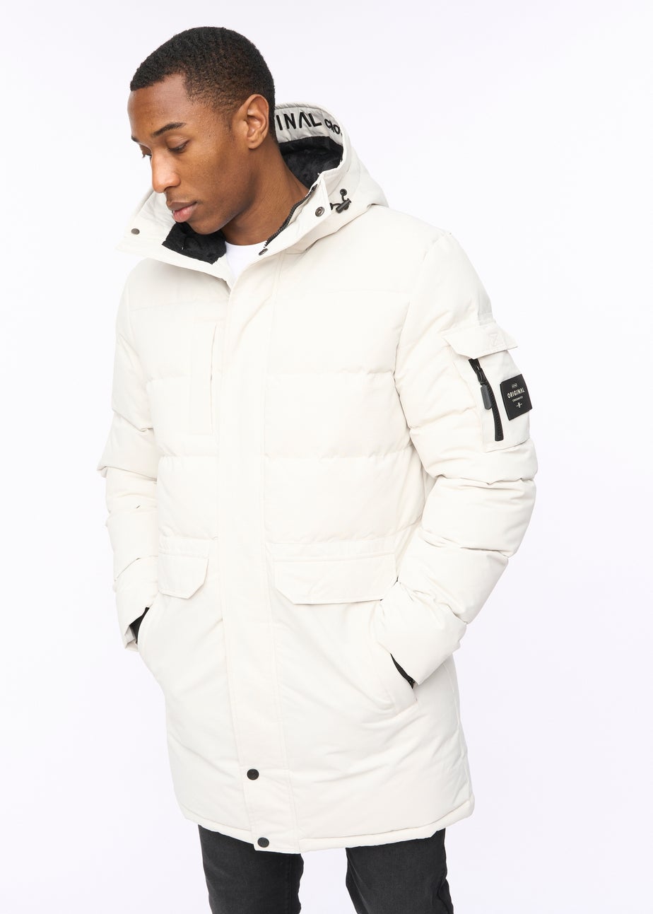 Crosshatch Putty Milwaka Long Jacket