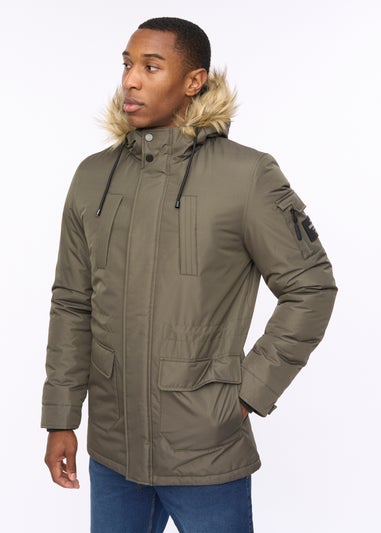 Crosshatch Dark Olive Parkmoore MVE Parka