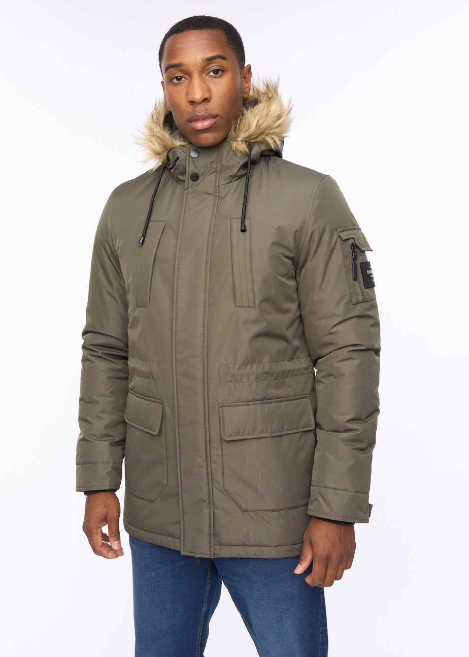 Crosshatch Dark Olive Parkmoore MVE Parka