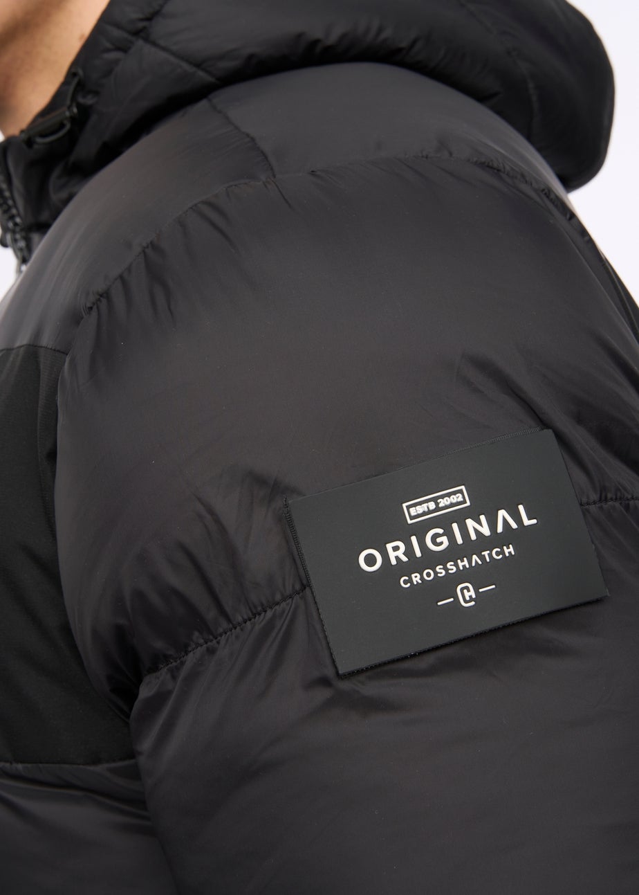 Crosshatch Black Staylike Jacket