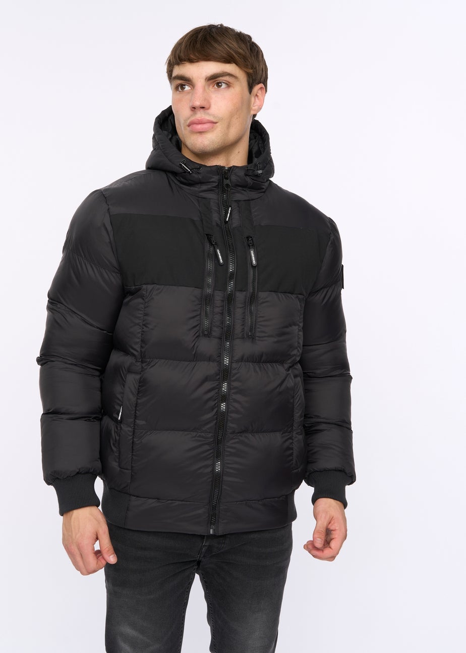 Crosshatch Black Staylike Jacket