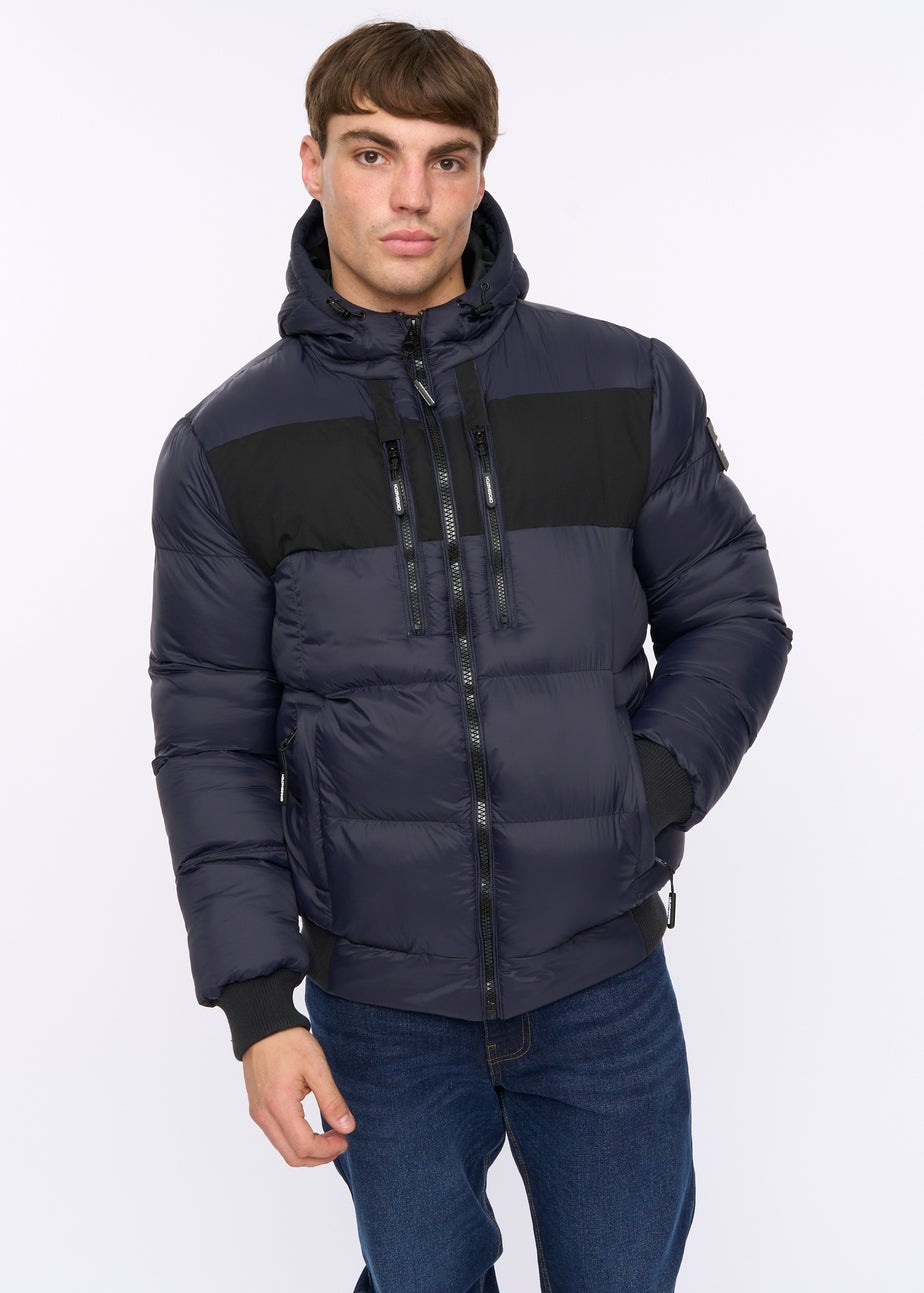 Crosshatch Navy Staylike Jacket