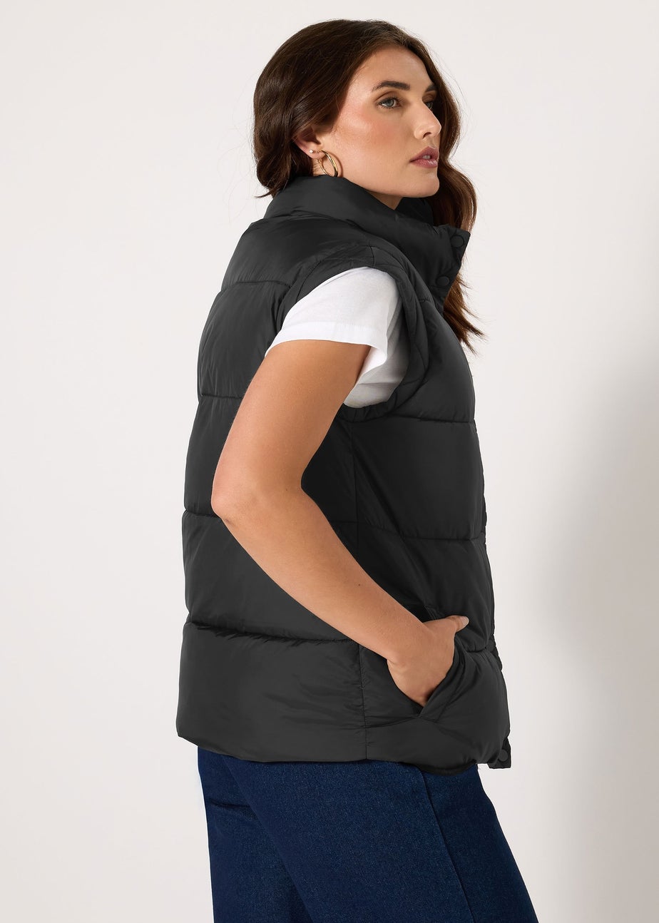 Long Tall Sally Black Padded Gilet