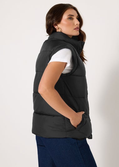 Long Tall Sally Black Padded Gilet